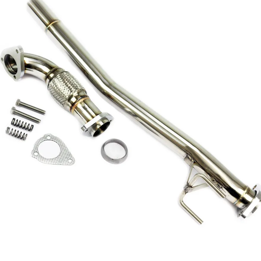 Edelstahl Downpipe KAT-ERSATZ Hosenrohr - AUDI A3 SEAT LEON VW GOLF IV 1,9TDI
