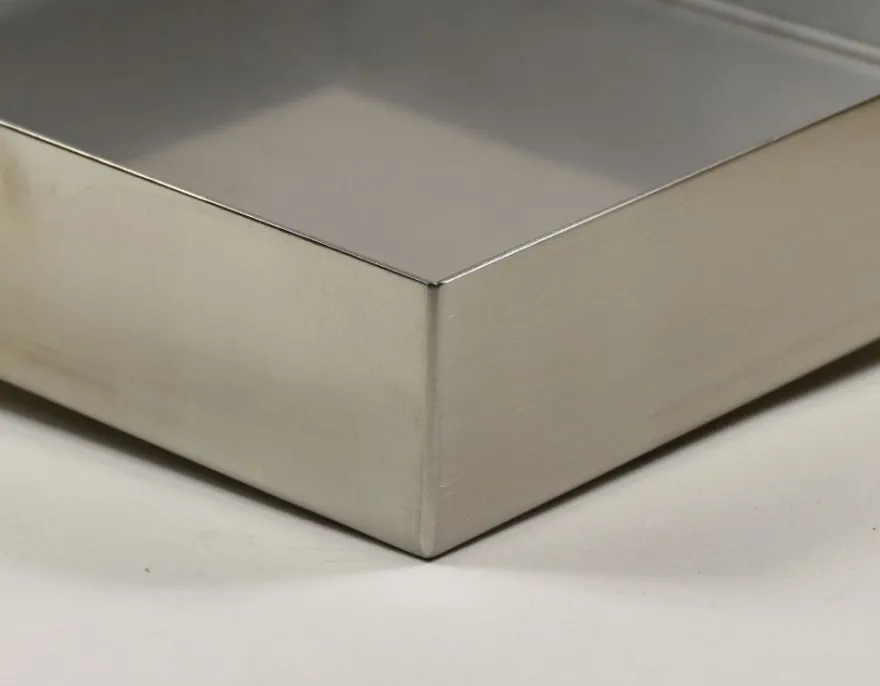 Edelstahl Wanne Stärke 1 mm , Abtropfblech, Auffangwanne, Edelstahl Pflanzwanne