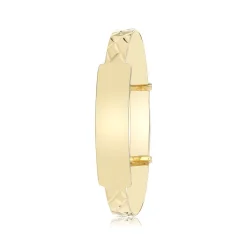 Edler 9 ct/Karat Gelb Gold Mädchen - Erweiterbar Armreif - 6 Gramm