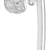 Edler 925 Sterling Silber Baby - Armreif mit Zirkonia - 4.2cm, 6 Gramm