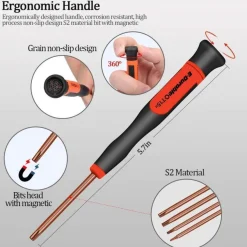 E. Durable Torx Schraubendreher Set T3-T15 mit ESD Pinzette, Präzisions