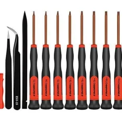 E. Durable Torx Schraubendreher Set T3-T15 mit ESD Pinzette, Präzisions