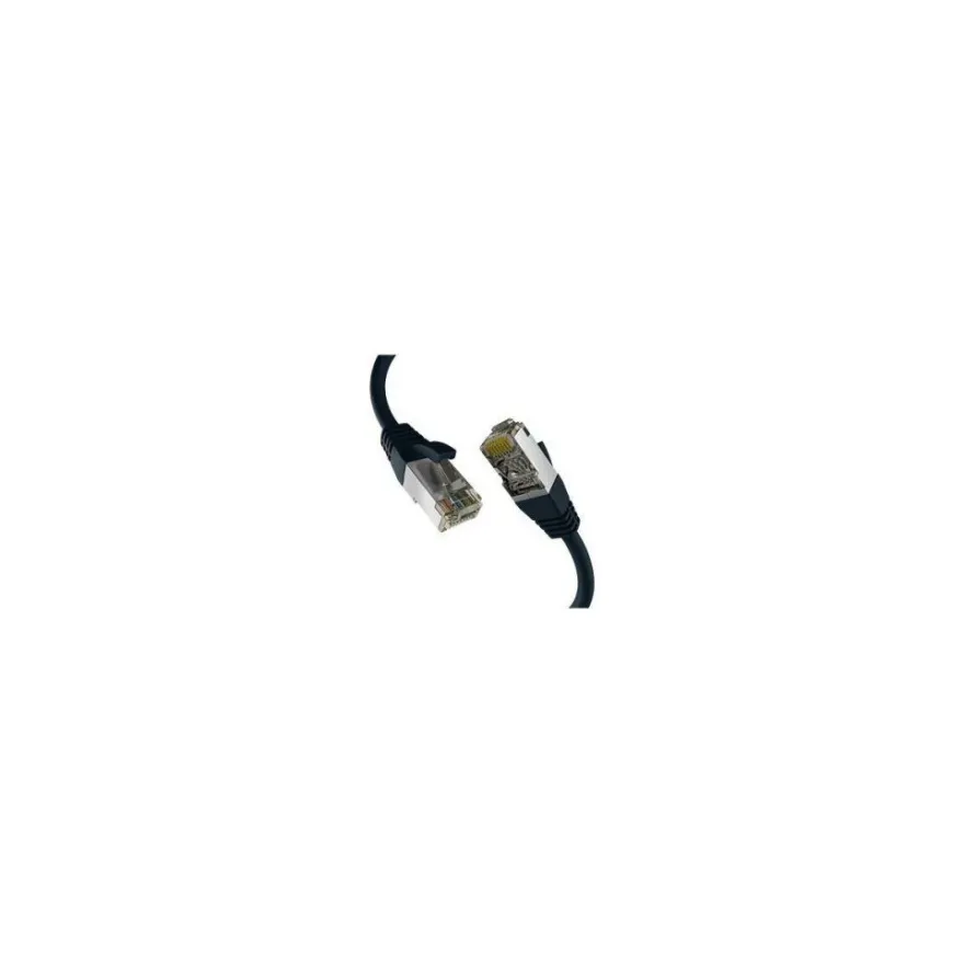 EFB CAT8.1 Schwarz 1.5m RJ45 Patchkabel S/FTP PIMF