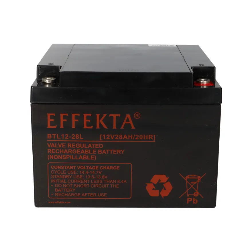 Effekta BTL 12-28 AGM Bleiakku 12V 28Ah – wartungsfreier VRLA-Akku
