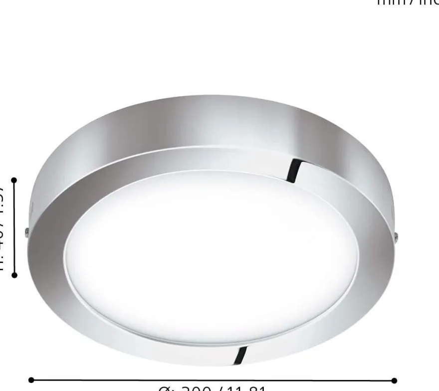 EGLO Connect-C FUEVA-C Deckenleuchte smart tunable white + RGB EEK: F (Spekt A-G)