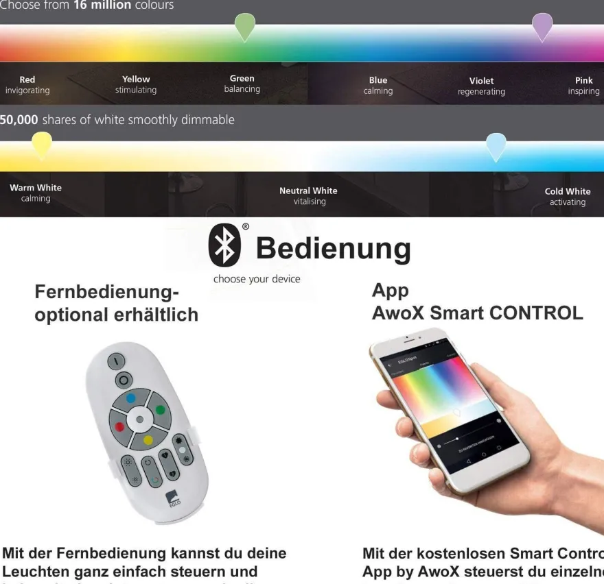 Eglo Connect LED Fueva-C 21W Deckenleuchte 30cm RGB EEK: (Spektrum A-G)