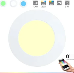 EGLO FUEVA-C smart LED Einbauspot RGB tunable white 12cm EEK: F (Spektrum A-G)