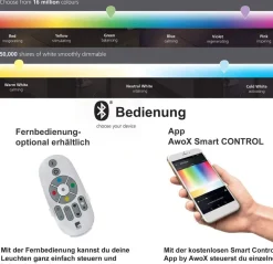 EGLO 98041 LED Deckenleuchte Connect-C MONEVA ?40cm RGB EEK: E (Spektrum A-G)