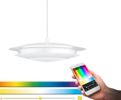 EGLO 98041 LED Deckenleuchte Connect-C MONEVA ?40cm RGB EEK: E (Spektrum A-G)