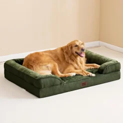 Eheyciga Orthopädisches Hundebett XL (112x81cm) aus Memory Foam, waschbar
