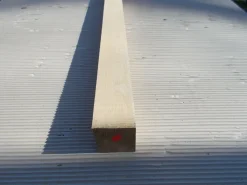 Eiche 7x7cm Kantholz Pfosten Pfahl Kantel Balken mehrstielig 0,4 bis 4m