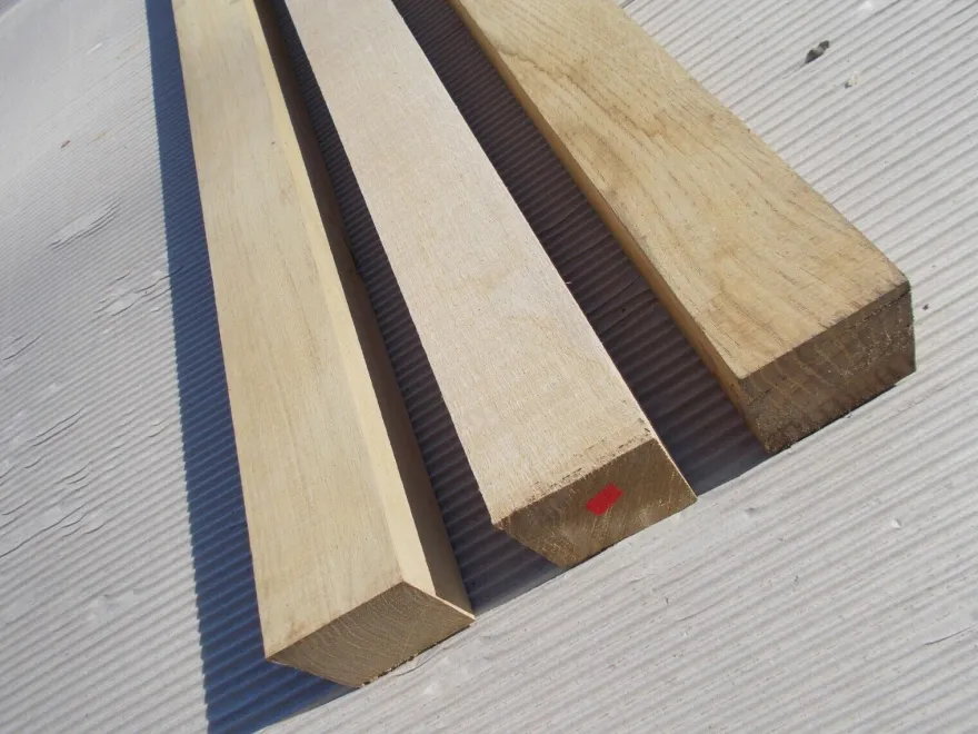 Eiche 7x7cm Kantholz Pfosten Pfahl Kantel Balken mehrstielig 0,4 bis 4m