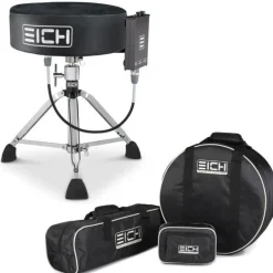Eich Hocker DBC400R Subwoofer-Hocker Velours Komplett-Set mit Taschen
