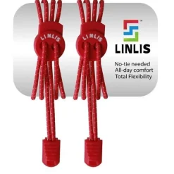 Elastische Schnürsenkel ohne zu schnüren LINLIS Stretch FIT Komfort für Jungen