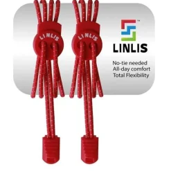 Elastische Schnürsenkel ohne zu schnüren LINLIS Stretch FIT Komfort für Jungen