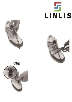 Elastische Schnürsenkel ohne zu schnüren LINLIS Stretch FIT Komfort für Jungen