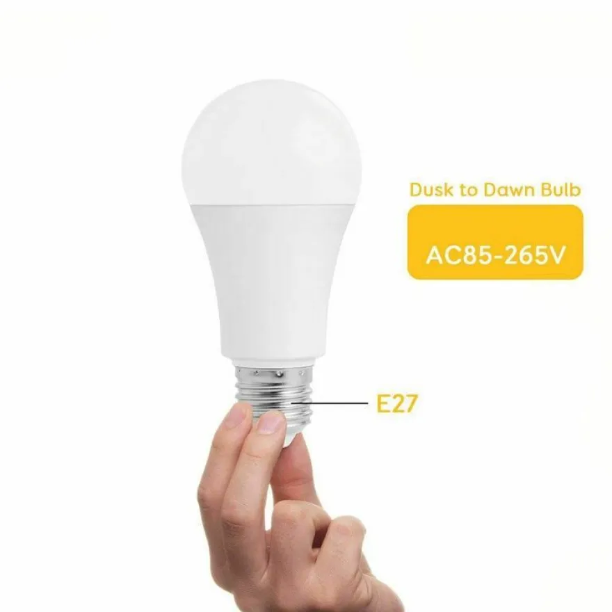 E27 LED Motion Sensor Light Bulb 3-Pack | Radar Detection 5W-12W Energy-Saving Auto