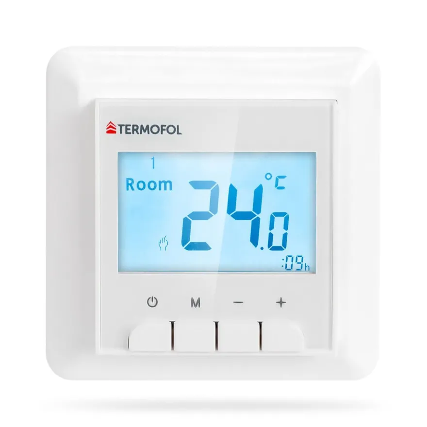Elektrische Fußbodenheizung Heizfolie 230V – Thermostat – Leistung 140 W/ m2