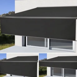 Elektrische Vollkassetten-Markise T124, 5x3m ausfahrbarer Volant