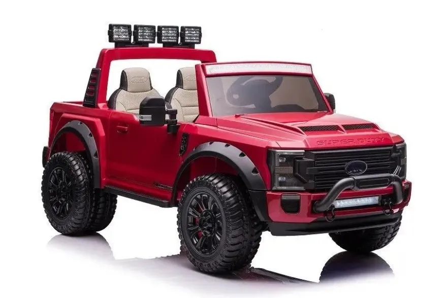 Elektro Kinderauto „Ford Super Duty“ - lizenziert - 24V10A - Schnell Akku und 2 Motor