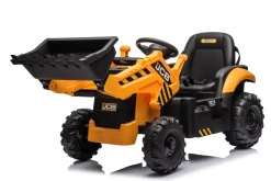 Elektro Kinder Bagger JCB Pushdozer mit Schaufel 2x30W 12V/7Ah