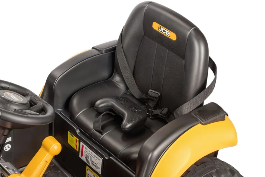 Elektro Kinder Bagger JCB Pushdozer mit Schaufel 2x30W 12V/7Ah