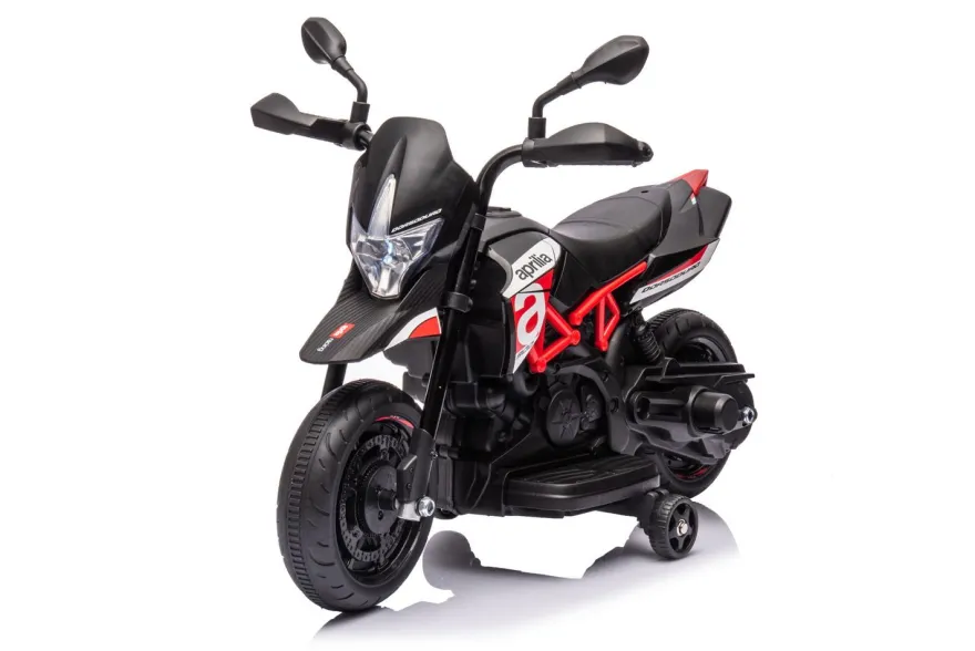 Elektro Kinder Motorrad Aprilia Dosodura Mini mit Lizenz 1x 18W 6V/4Ah