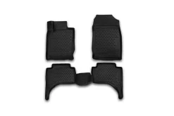 Element Gummi-Fußmatten 3D für Mitsubishi L200, 2015->, Pick-up mit Doppelkabine, 4 t