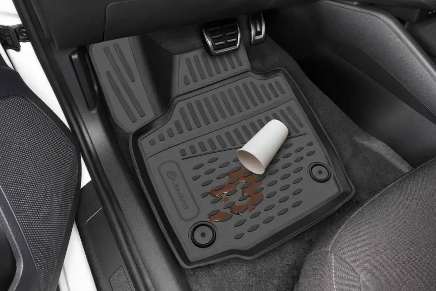 Element Gummi-Fußmatten 3D für Porsche 911, 2019->, Coupe, 4 tlg
