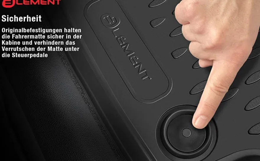 Element Gummi-Fußmatten 3D für Porsche 911, 2019->, Coupe, 4 tlg