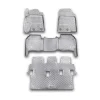 Element Gummi-Fußmatten 3D für TOYOTA Land Cruiser, 2012-2015, SUV 5 Türen, 4 tlg