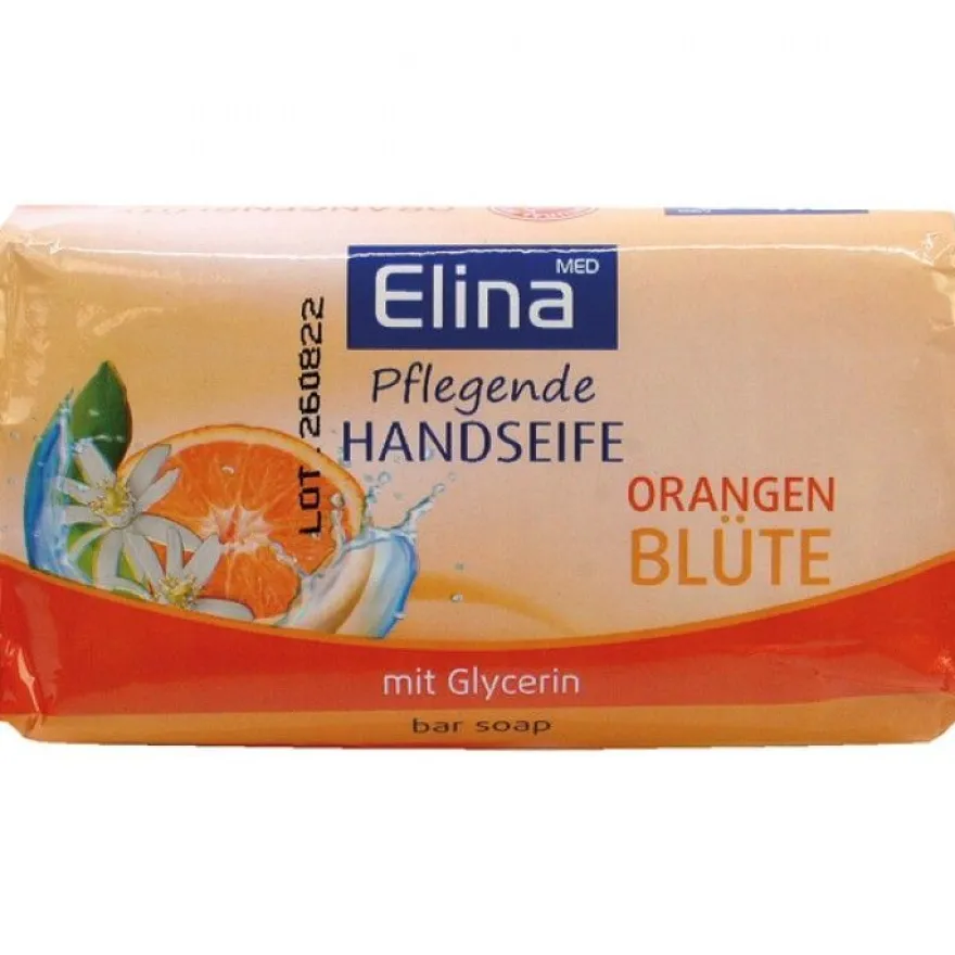 Elina med pflegende Handseife Orangenblüte mit Glyzerin 100 gr