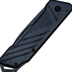 Elite Force Taschenmesser, EF 162, komplett aus Edelstahl, schwarz, mit Gürtelclip