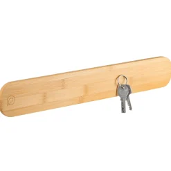 eluno Schlüsselbrett, magnetische Schlüsselleiste aus Bambus