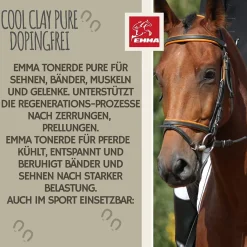 EMMA Cool Clay essigsaure Tonerde - Tonerde Pferd I Cool Clay dopingfrei 3 * 1,5 Kg
