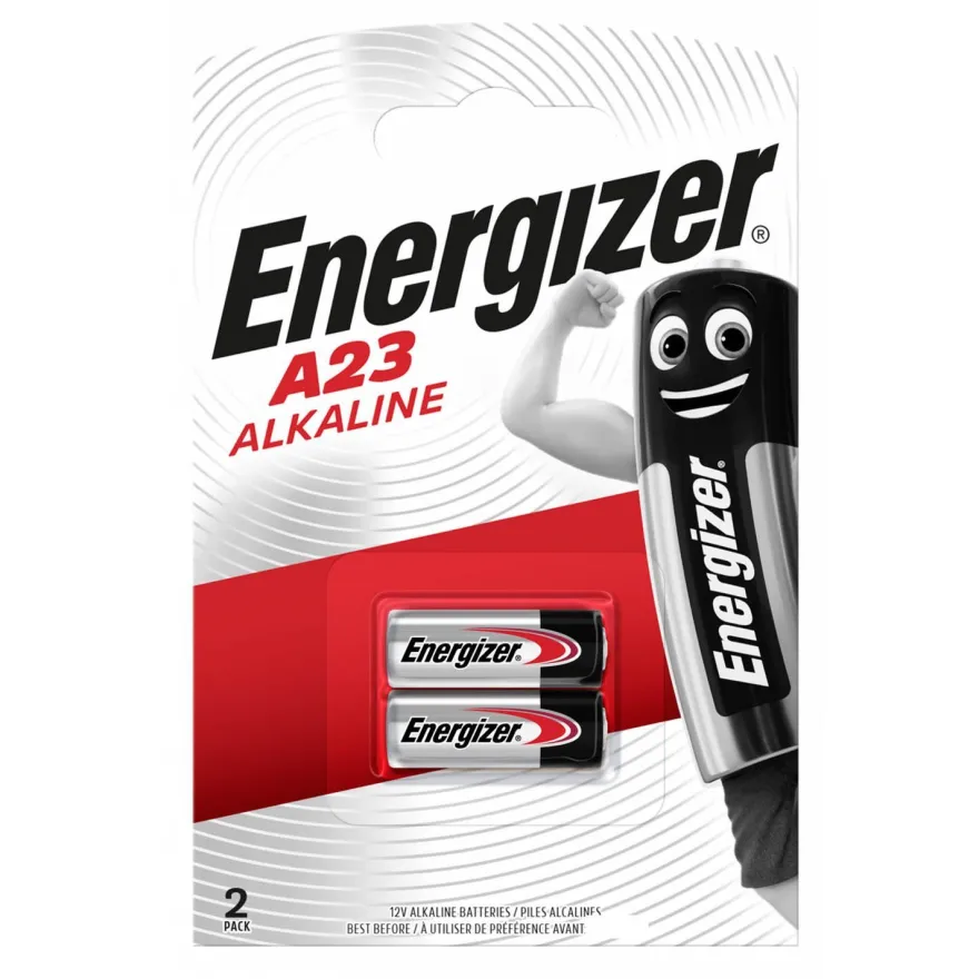 Energizer A23 2er Blister 12V Batterie Knopfzelle MN21 L1028 LRV08 23GA 55mAh