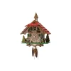 Engstler - 4443 QM - Kuckucksuhr - Quarz - Nussbaum - mit Musik - 31 cm