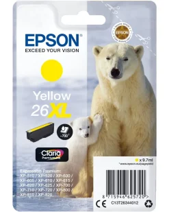 Epson Tintenpatrone 26XL T2634 Claria Gelb (9,7 ml)