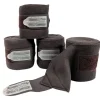 EQuest Fleece Bandage Act-Line für Pferde, 4er Set - Mocha