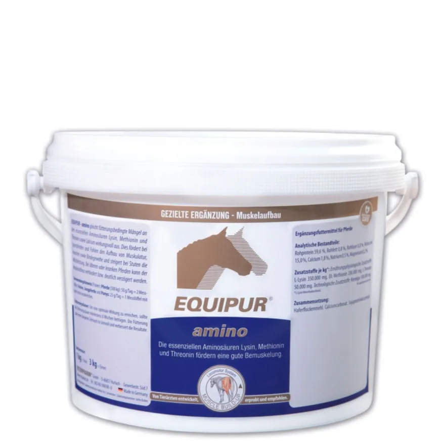 Equipur amino Muskeln Ergänzungsfuttermittel essenzielle Aminosäuren 3kg