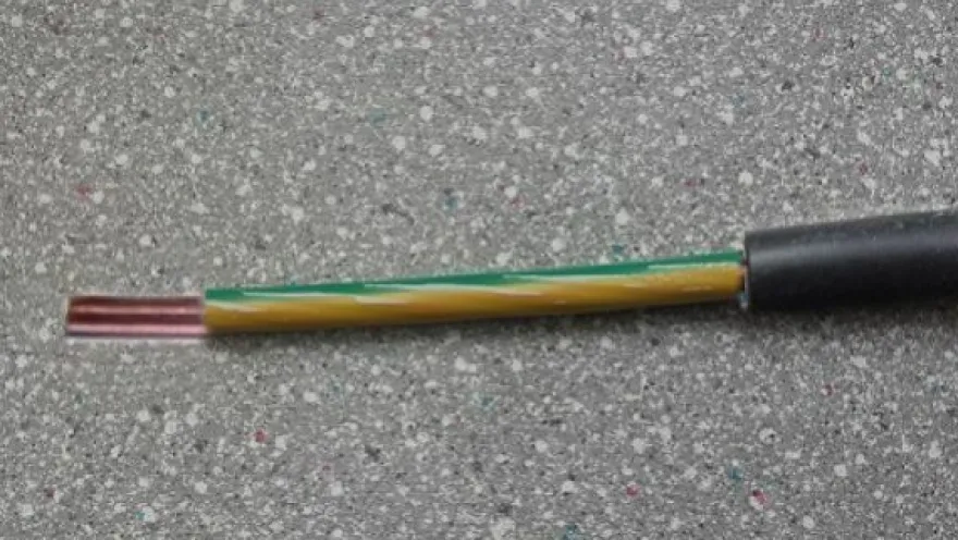 Erdkabel NYY-J 1x6 qmm Grün-Gelb 25 Meter Ring