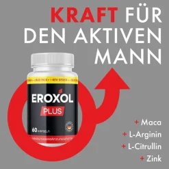 Eroxol Plus Kapseln - Für mehr Leidenschaft zu zweit - Inhalt 60 Kapseln