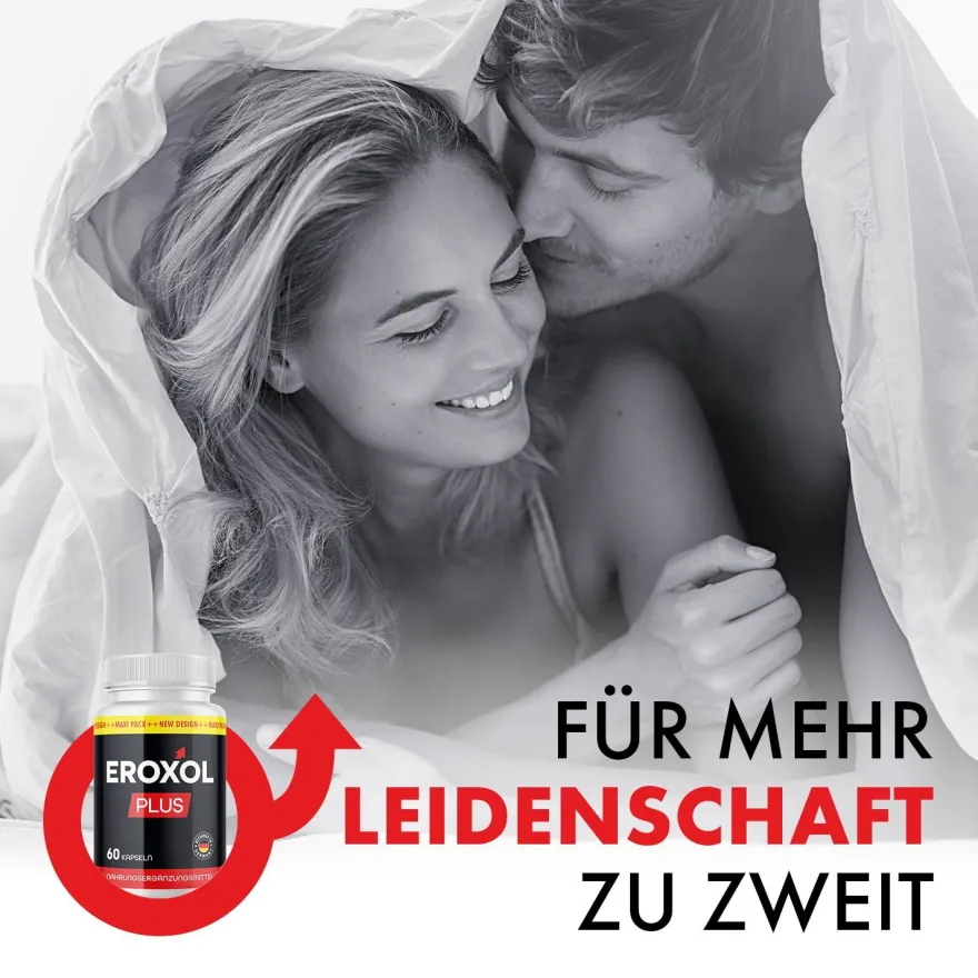 Eroxol Plus Kapseln - Für mehr Leidenschaft zu zweit - Inhalt 60 Kapseln