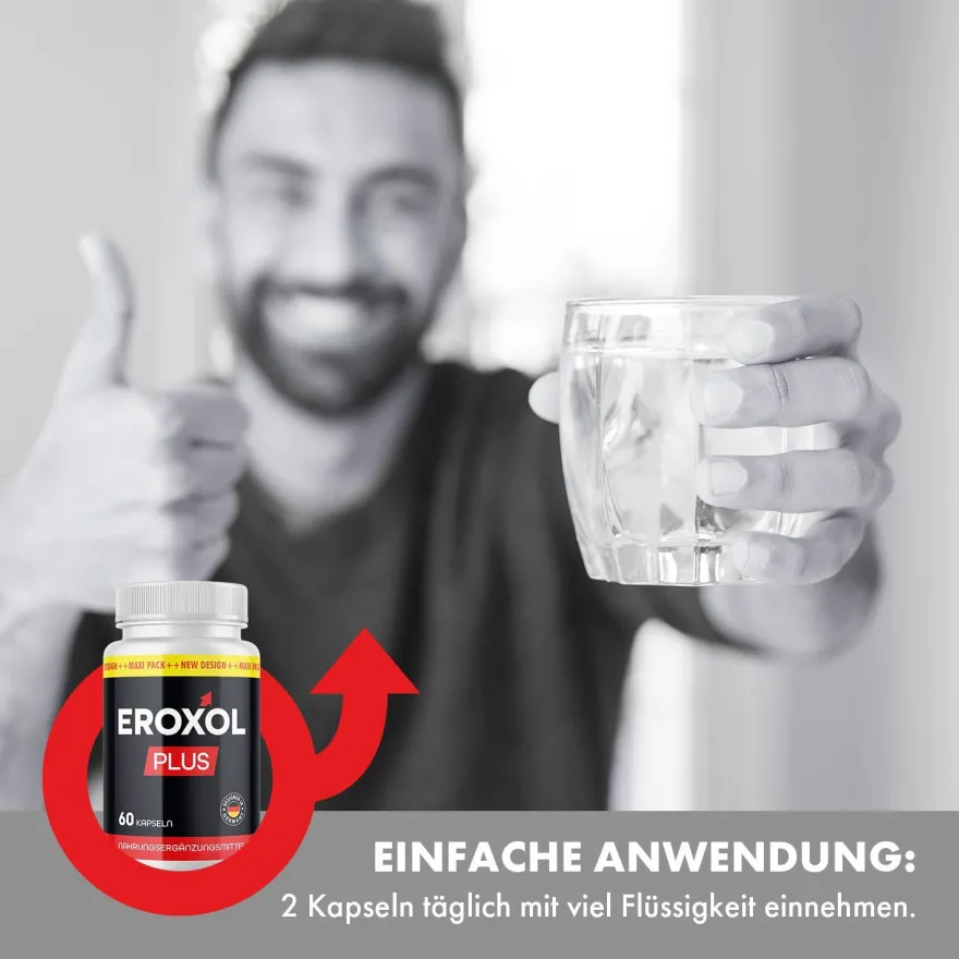 Eroxol Plus Kapseln - Für mehr Leidenschaft zu zweit - Inhalt 60 Kapseln