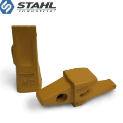 6er-pack Baggerzahn flach & Anschweißrahmen adapter Cat-System J200 Löffelzahn