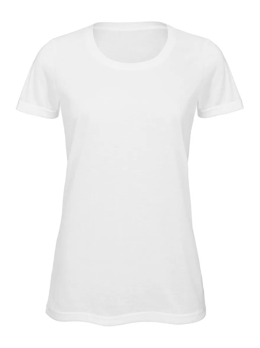 10er Pack Damen T-Shirt langlebig faltenfrei Sublimation bedruckbar TW063 NEU