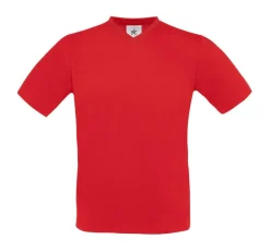 10er Pack Herren Exact V-Neck T-Shirt von B&C S bis 2XL Fair Wear Öko-Tex TU006