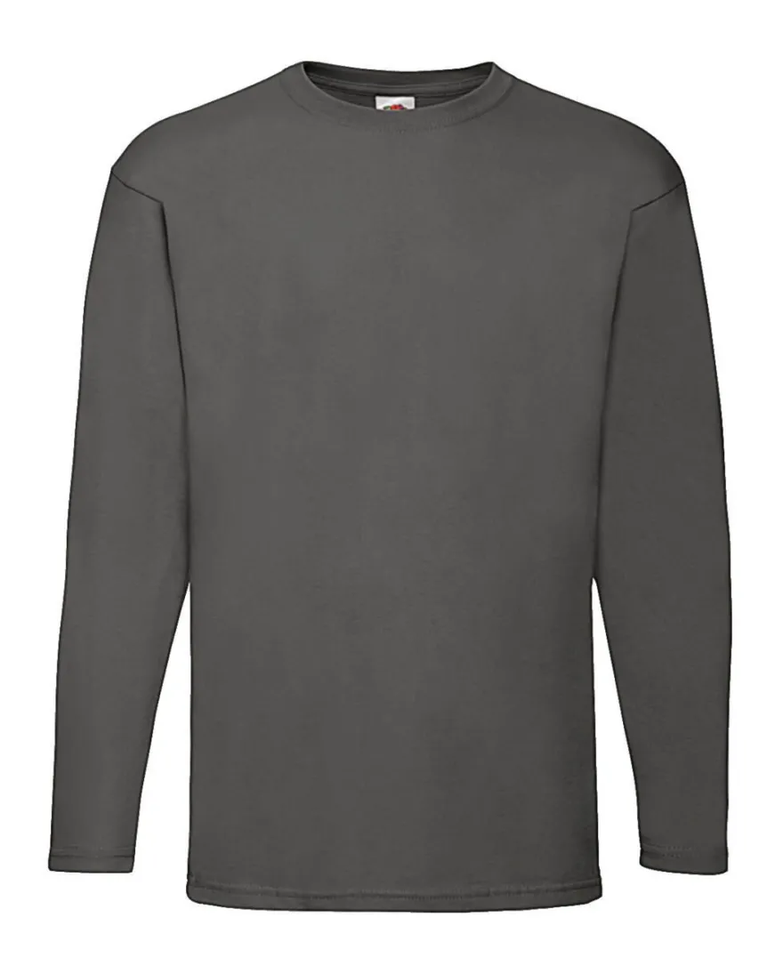 5er Pack Longsleeve FRUIT OF THE LOOM langarm Valueweight LS T 61-038-0 NEU