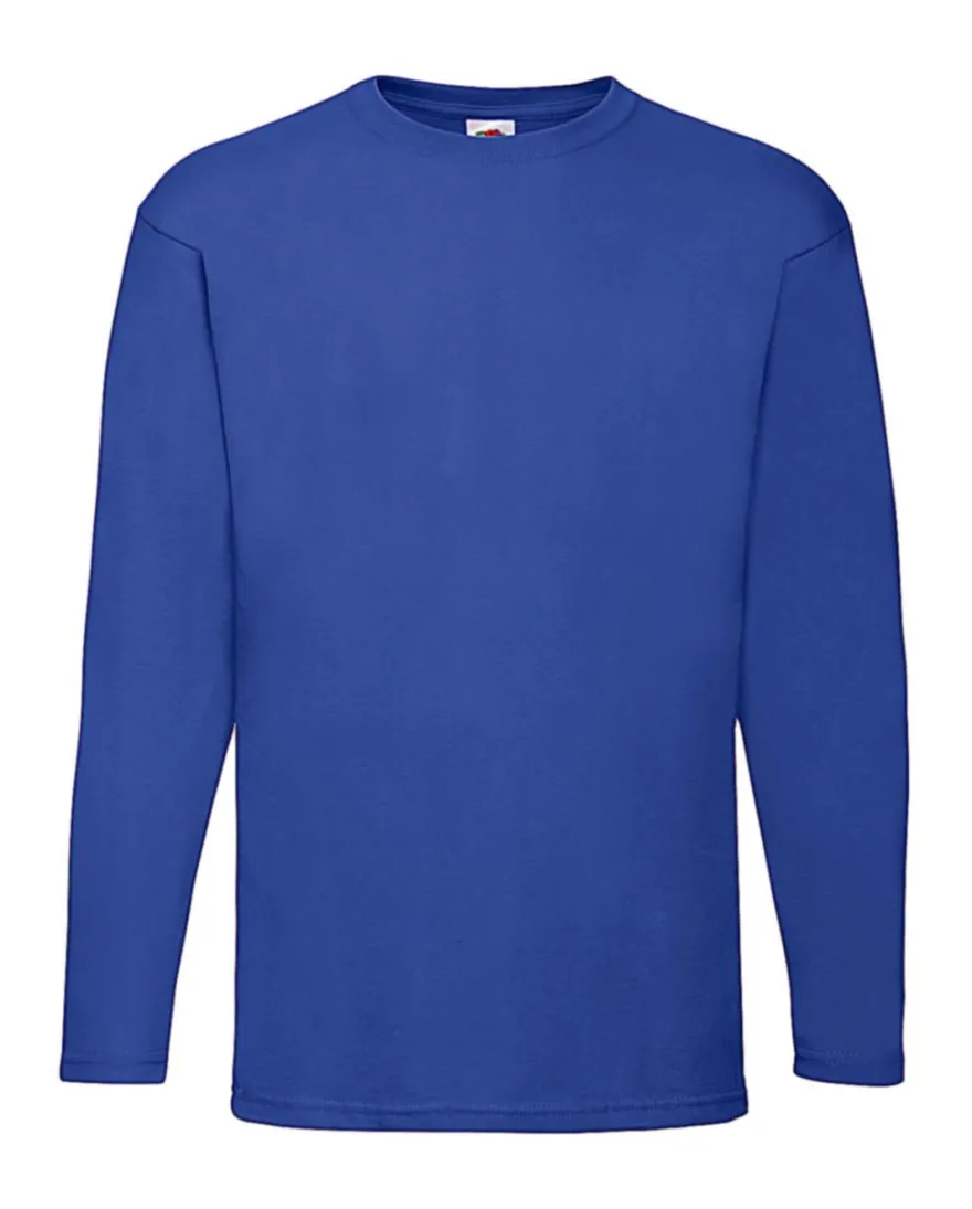5er Pack Longsleeve FRUIT OF THE LOOM langarm Valueweight LS T 61-038-0 NEU
