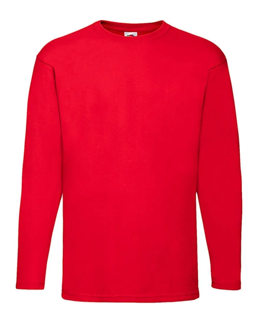5er Pack Longsleeve FRUIT OF THE LOOM langarm Valueweight LS T 61-038-0 NEU